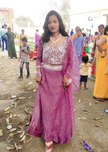 Beautiful Purple Lehenga Choli Set