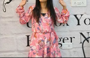 Sale!!Korean Style Pink Dress