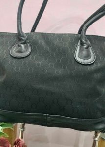Classic Black Shoulder Bag