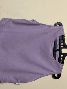 Lavender Crop Tank Top