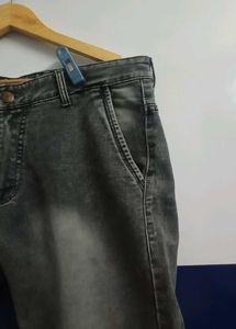 Stylish Grey Wash Denim Jeans