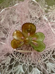 Dual shade bow Hair Claw Clip