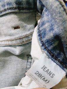 Baggy Light Washn greenish Denim Jeans