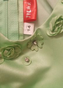 A Cute Baby Frock With Cotton Lining