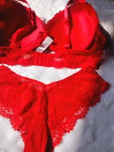 Lace Bra &amp; Panty Set