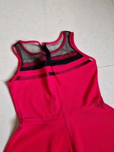 hot pink Skater Dress