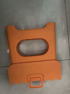 Orange Foldable Stool