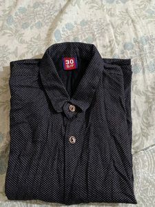 Boy's Dark Patterned Shirt