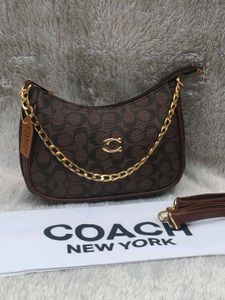 Dupe Coach Monogram Shoulder Bag with Dustcover