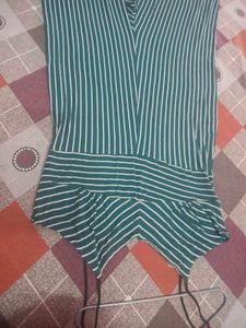 Striped Wide-Leg Jumpsuit
