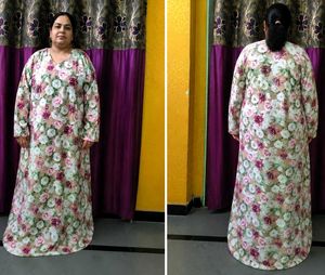 Beautiful Floral Stone Print Dubai Maxi bridal