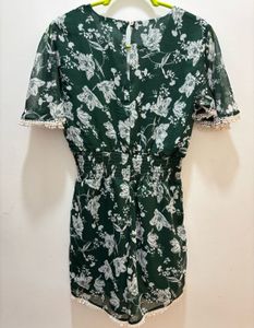 Bellissimo Caro Romper With Smocked Waist