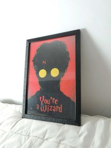 Harry Potter 'You're a Wizard' Framed Poster - A4