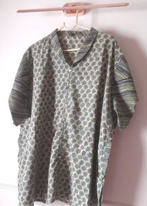 Unique Block Print Vegetable Color Tunic