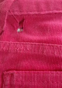 MAGENTA PINK CORDUROY JEANS for girls