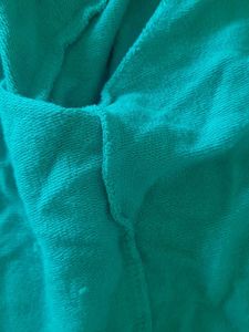 Warm Teal Hoodie for mild winters