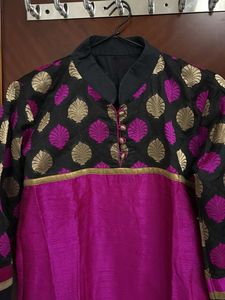 Brocade Plus Silk Blend Kurta