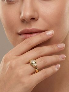 Leopard Head Ring