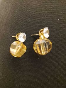 2Pair Elegant Gold Pearl Drop Earrings