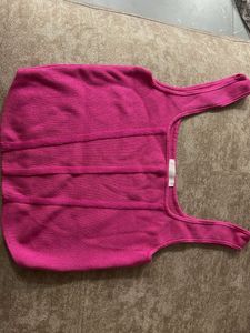 Hot Pink Corset Tank