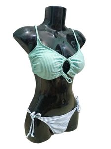 Stripped Sexy  Bikini Set Free Size Fit For L &amp; XL