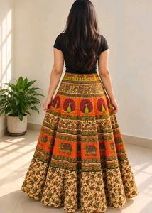 Navratri Style Wrap Around Skirt