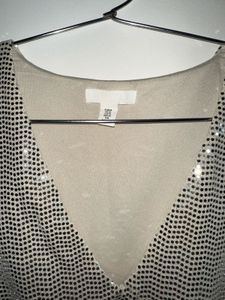 H&amp;M Sparkly Sequin Crop Top