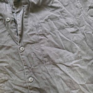 Max Men's Black Short Sleeve Button-Up Shirt