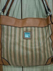 Imported Stylish Striped Shoulder Bag