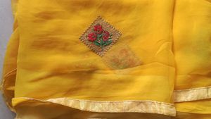 Yellow Saree