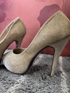 Peep Toe Platform Heels