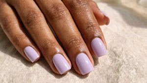 Pretty Pastel Lavender Nail Polish