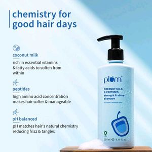 Plum Coconut Milk &amp; Peptides Shampoo Pack of 7