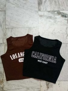 Graphic Crop Tops Bundle b1g1 combo offer