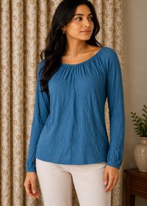 H&M Teal Tunic Top