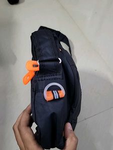 Black Sports Crossbody Bag