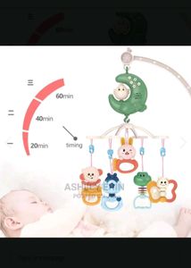 Luvlap Musical Cot Mobile Crib Bed Bell Hanging