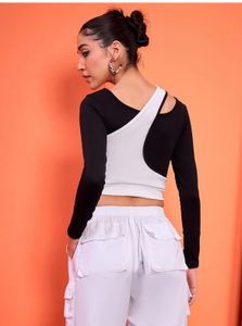 Ribbed Two-Tone top