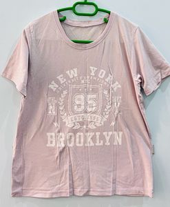 Pink Brooklyn Graphic T-Shirt