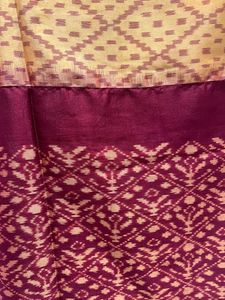 Vibrant Yellow Red Ethnic Skirt with Dupatta