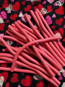 Pink Foam Hair Rollers Set