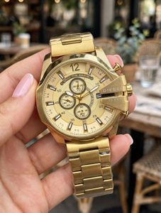 Diesel Gold Chronograph Watch