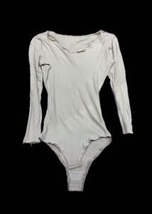 Ribbed Long Sleeve Bodysuit