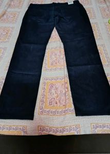Men's Wide Leg Black Jeans