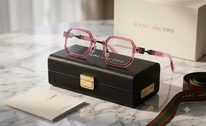 Marc Jacobs Pink Octagonal Eyeglasses