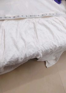 White Cotton Ethnic Pyjamas chicken Kari