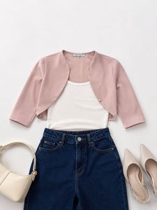Rinascimento Made in Italy Crop bolero Jacket