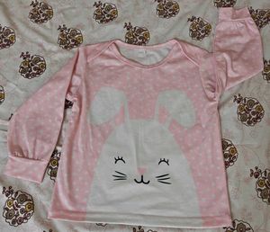 Cute Bunny Top &amp; Leggings Set for Girls