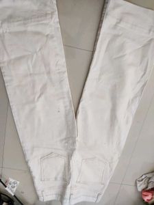 White Wide Leg Jeans