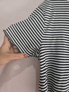 Striped Black and White T-Shirt